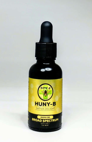 1000 mg 30 mL Broad Spectrum CBD Oil Tincture by Huny-B